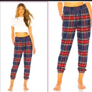 Soft Plush Plaid Pants